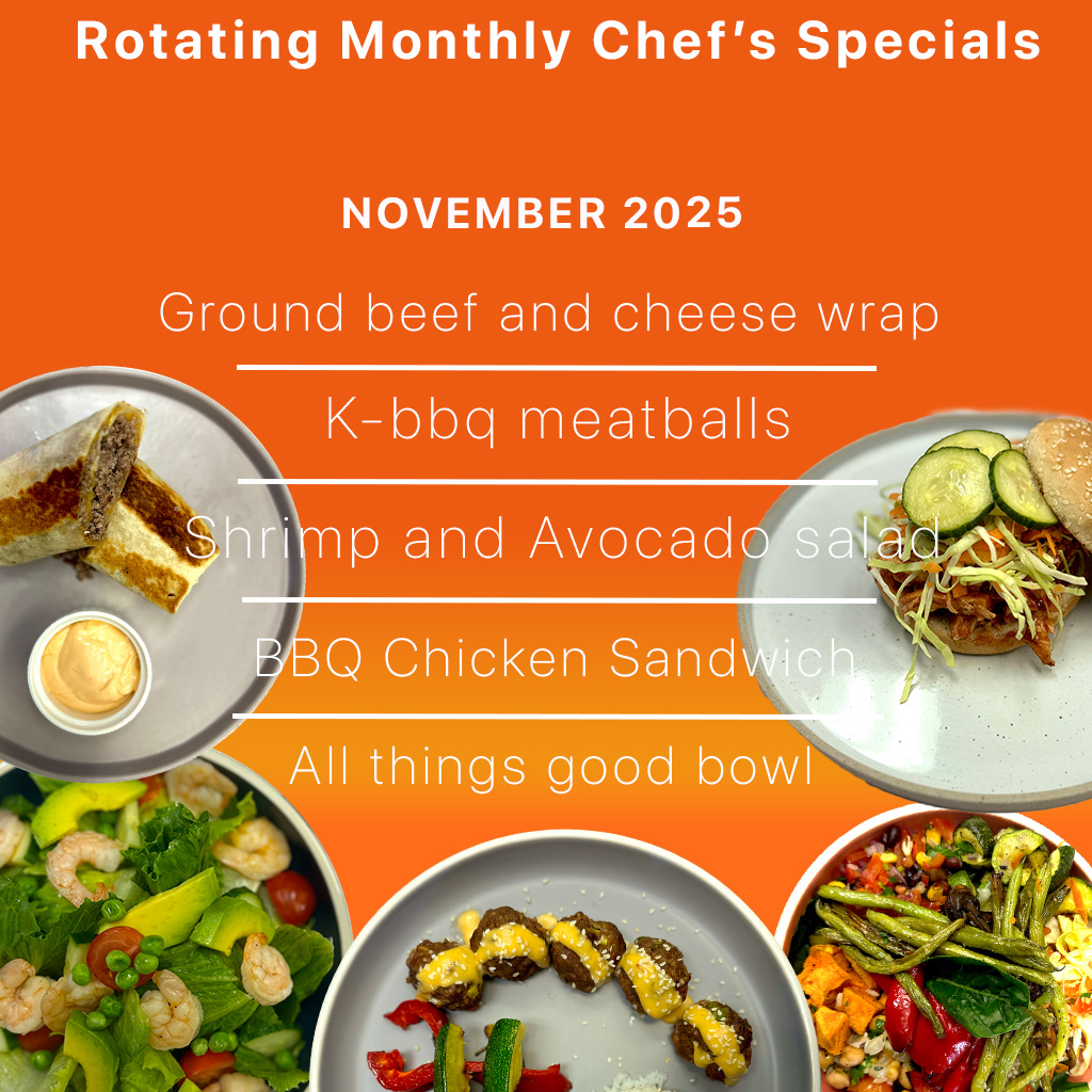  Monthly Chef`s Specials